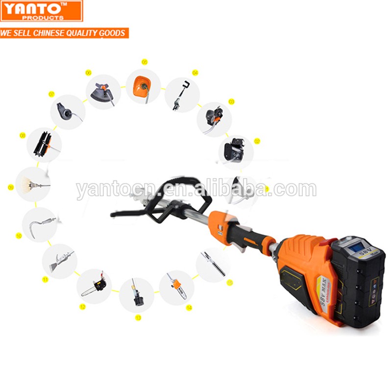 58V High Quality battery Multi Function Brush Cutter Garden Tool Battery and Charger Included