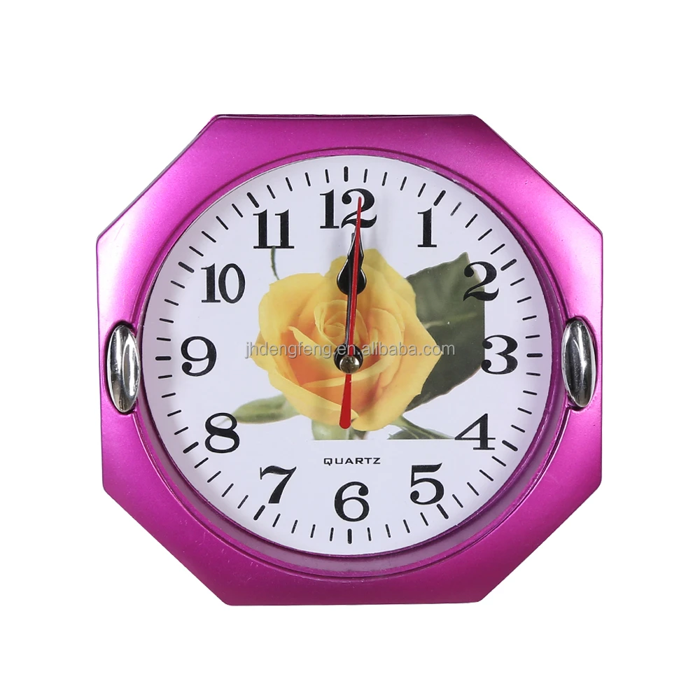 6 inches  promotional gifts cheap home plastic quartz small wall clock