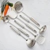 6pcs-18 8 cooking tool sets Includes Skimmer, Rice Spoon Soup spoon,Turner, Slotted Spatula and Spaghetti Server