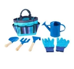 6pcs vegetable garden kit for kids with bag,gloves, watering can