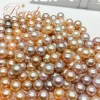 7-8mm Round/ Button/Rice Shape Fresh Water Loose Pink Pearl