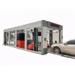 7 brushes or 9 brushes car washing automatic machine tunnel