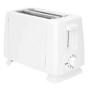 750W Electric Toaster 6 Gears Temperature 2 Slice Bread Baking Maker Machine Wide Grooves Design Bread Heating Automatic Pops-up
