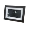 7inch wooden frame desktop touch screen android wifi digital photo frame with weather station