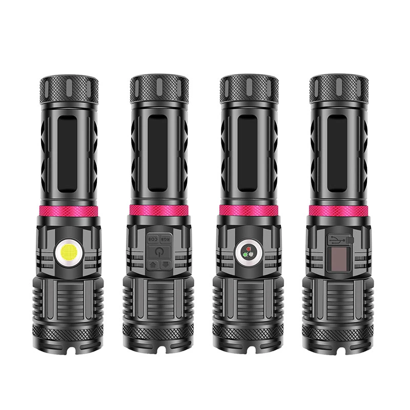 8000Lums red blue green led Tactical torch powerful usb Rechargeable lamp xhp120 Hunting light  flashlights hunting scopes