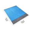 82*79inch Waterproof Pocket Beach Blanket Folding Camping Mat Mattress Portable Lightweight Mat Outdoor Picnic Mat