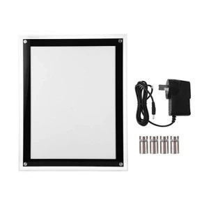 A3 A4 Backlit Advertising Display Panel LED Light Up Picture Frame Acrylic Photo Light Box
