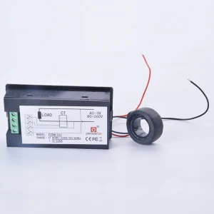 AC Digital Voltmeter Ammeter 100A/80 260V Power Energy analog current Amps Volt meter LCD Voltage Current Meters