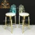 Import Acrylic led light stainless steel frame leather cushion bar stool bar chair from China