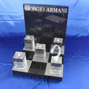 acrylic watch stand display with ISO 9001
