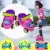 Import Adjustable Children Roller Skates With Safety Off Button Resistance Material Double Row 4 Wheels Skating Shoes from China