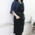 Import Adjustable promotional waitress uniform cotton shop denim workwear waiters apron from China