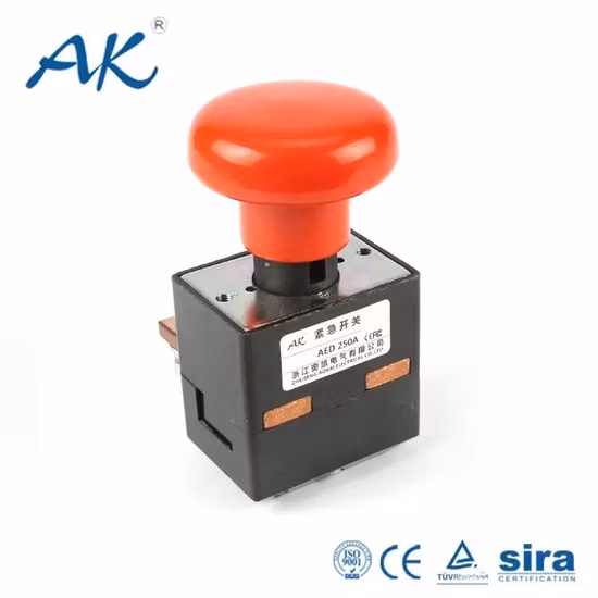 Import Adk ED 250A Emergency Stop Switch for Forklift and Electric Motor Energy Switch from China