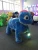 Adult parent and kids ride on battery coin operated remote control animal walking ride toy for shopping mall