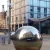 Import AISI316 large hollow stainless steel gazing ball decorations large steel  balls from China