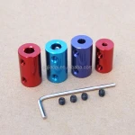 Aluminum Alloy Flexible Shaft Coupling Rigid Coupler Motor Connector 2-10mm