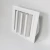 Import aluminum external vent with gravity grille air louver Rainproof and dustproof from China