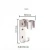 Import Aluminum Handheld Shower Holder Bathroom Faucet Accessories with Hooks Wall Mounted Wholesale and Retail from China