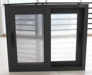 Aluminum sliding double glazed window for house