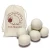 Import Amazon Best Seller 2021 natural products 6 pack XL organic fabric softener reusable new zealand wool dryer balls from China