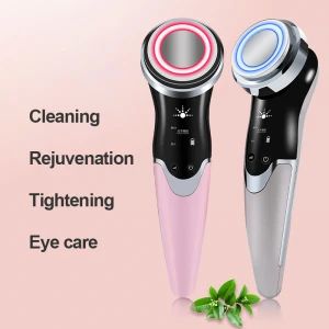 Amazon Hot Sale  Facial Skin Beauty Device Face  Massager with Heating Function