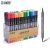 Import Amazon Hot Selling High Quality 12 24 36 48 80  Dual Tip Art Markers With Oem packaging from China