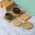 Import Amazon Hotsale Bamboo Wood Material and Eco-Friendly Feature wood mug coaster wooden table mats from China