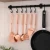 Import amazon top seller stainless steel utensil kitchen gadgets cooking tools set rose gold kitchen accessories from China