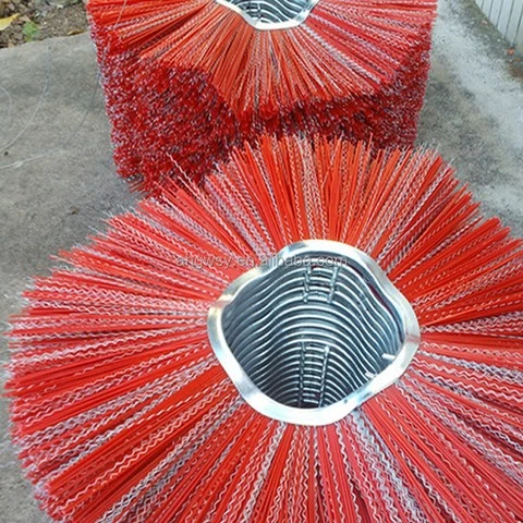 Anhui Factory Sale Cleaning Equipment Parts Flat PP Ring Brush Road Sweeper Brush