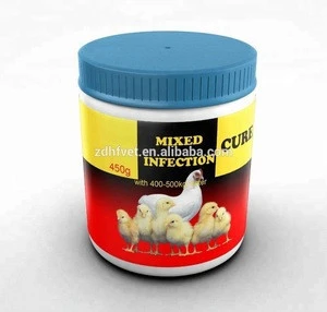 Anti mixed infection herbal veterinary medicine for chicken