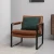 Import Antique Home Furniture Single  Arm-Chair Genuine Leather Seat Living Room Sofa from China