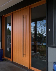 Apartments external design  wood classic solid timber entrance wooden doors