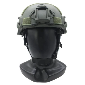 Aramid Material Smooth Surface MICH 2002 Tactical Bullet proof Helmet with Four Point Suspension System