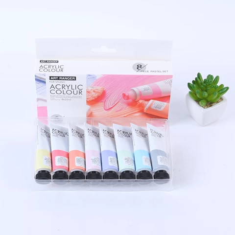 Art Rangers Pastel Acrylic Paint Set Premium Acrylic Paint Colours Kit Diy Pastel Acrylic Colors
