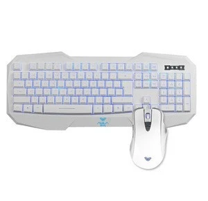 AULA SI--859+960 hot-selling Latest mixed Backlight USB Computer wired Gaming keyboard mouse combos