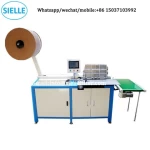 Automatic double spiral loop wire binding and punching machine price