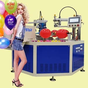 automatic latex balloon screen printing machine, balloon screen printer for sale