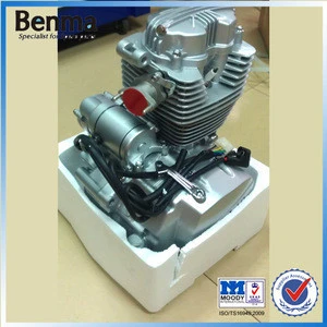 Automatic wave Electric start silvery air-cooling CG150 motorcycle engine assembly