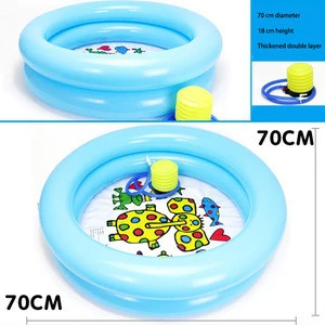 Baby fishing catching game bath toys with 70 cm swimming pool