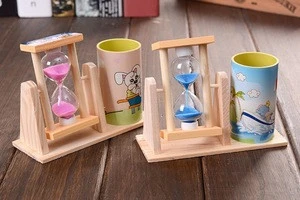 Back to School supply office table hourglass pen container school gift set for kids stationery