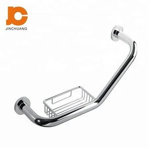 Bathroom stainless steel grab bar with soap dish grab bars toilet disabled