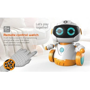 Battery Operated radio control cartoon toy electronic drawing line tracking Robot
