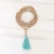 Import Beaded Boho colorful tassel 108 mala beads necklace from China
