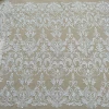 Beautiful Embroidered Lace Fabric Tulle Sequin Wedding Lace Fabric Bridal Dress Veil Geometric Lace Fabric