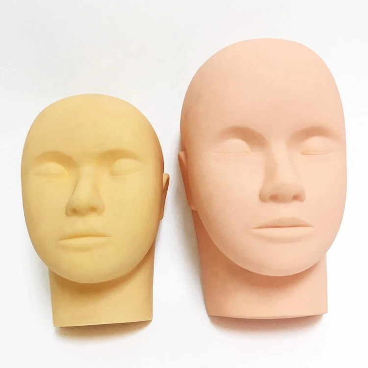BerLin Permanent Makeup Eyelash 3D Practice Mannequin Head