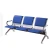 Import Best 3 Seater Steel Waiting Chair With Armrest And  Leather Cushion  In Public Places from China