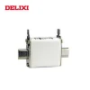 best brand low voltage DELIXI rt16-2 250V 100a 125a hrc dc low voltage fast blade fuse price