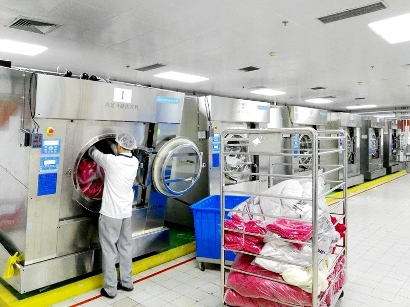 Best full automatic commercial laundry machine price, laundry equipment price for sale and dealer