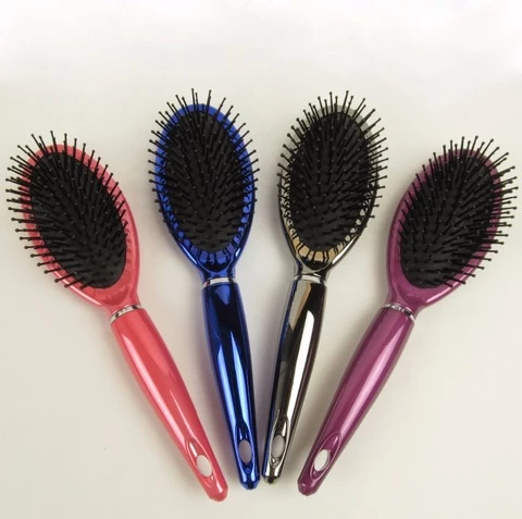 Best sell Factory Direct Supply Plastic Professional Plating Hair Brush