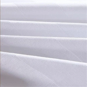 Best selling100% cotton 60x40/ 330T satin stripe hotel bed linen fabric